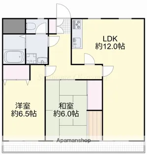 ホシダマンション【1階】の間取り