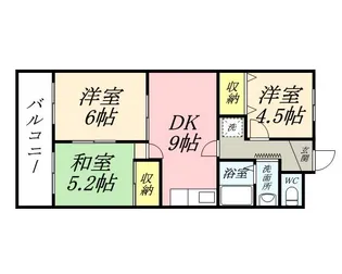 アクセスワケ【102号室】の間取り