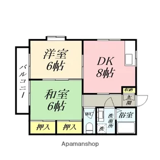 グリーンピュア浦安【205号室】の間取り