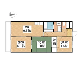 コンフィデンス Ⅰ【102号室】の間取り