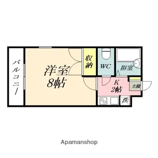 アイボリーハイツ C棟【2階】の間取り