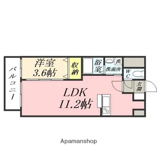 AXⅠS今【9階】の間取り