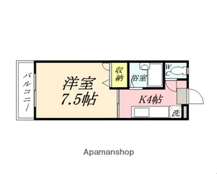 ビューラージュネス【2階】の間取り