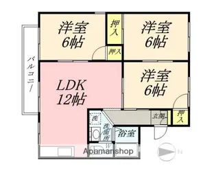 ラ・ポール90【2階】の間取り