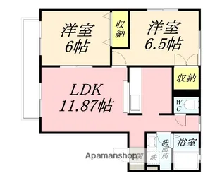 リジョイスタウン C【2階】の間取り