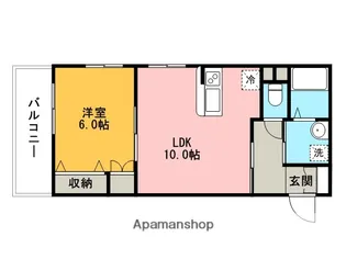 ポンドヒルズ【2階】の間取り