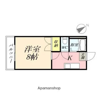 リオン西川原【2階】の間取り