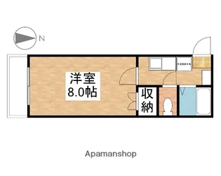 アルフィーネ十日市D棟【407号室】の間取り