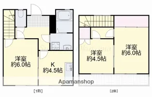 安田ハイツ【1階】の間取り