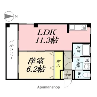 ステラマリス【4階】の間取り