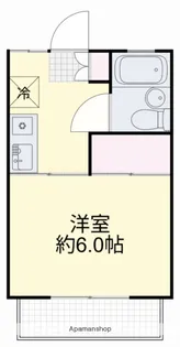 アルファ清心町【2階】の間取り