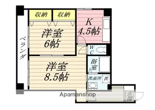 メゾンデュソレイユ【400号室】の間取り