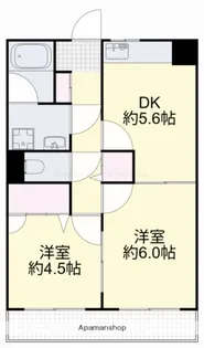 メゾン・ドゥ・フクセン【403号室】の間取り