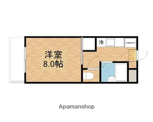 ゼブラハイツ【1階】の間取り