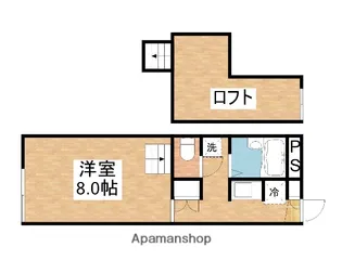 シャルマンドミール【107号室】の間取り