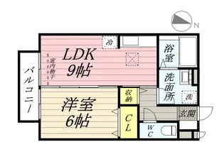 アースフロンティア【1階】の間取り