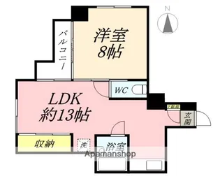 エイトバレー54【5階】の間取り