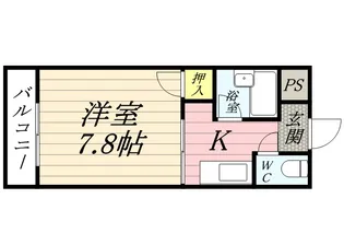 アルフィーネ厚生町【1階】の間取り