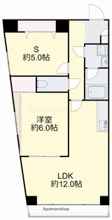 上杉第3ビル野田【3階】の間取り