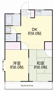 センチュリー清水【1階】の間取り