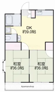 センチュリー清水【201号室】の間取り