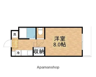 サンライト津島Ⅰ号館【508号室】の間取り