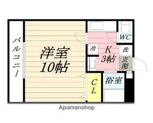East Court【1階】の間取り