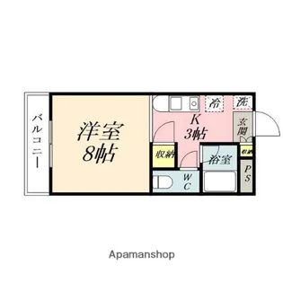 サンメゾン【2階】の間取り