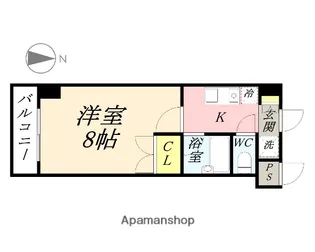 ラグゼ【5階】の間取り