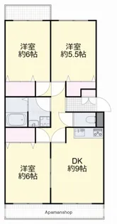 ハピネス篤A【2階】の間取り