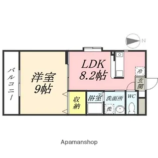 ティエラコスタ【302号室】の間取り