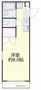 アルフィーネ清水【206号室】の間取り