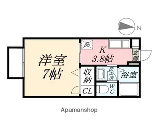 サン・つしま【2階】の間取り
