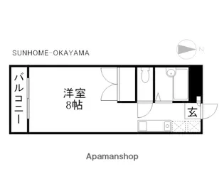 リベールA【202号室】の間取り