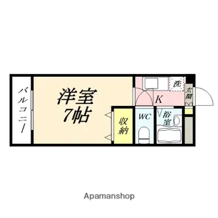 入江第2ビル【302号室】の間取り