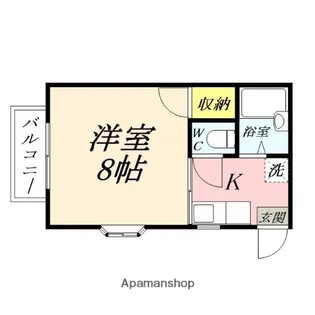 トピア国富けやき通り【203号室】の間取り