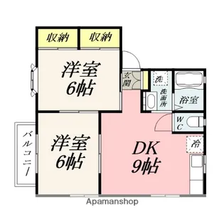 シャトレ・ファミーユA【2階】の間取り