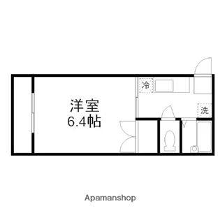 コーポパロス【2階】の間取り