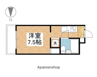 グランツ大元駅前【102号室】の間取り