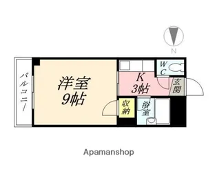 プレアール新屋敷【303号室】の間取り