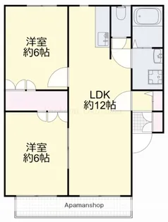 サンベール【2階】の間取り