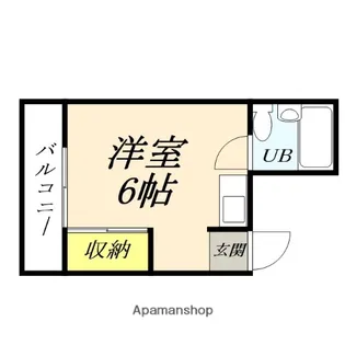 下石井清水ビル【3階】の間取り