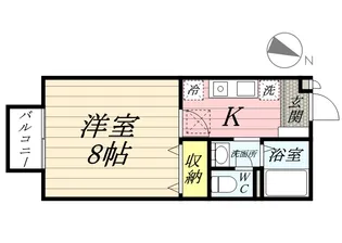 イーストハイム津島【1階】の間取り