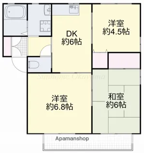 ヴィラメリー【1階】の間取り