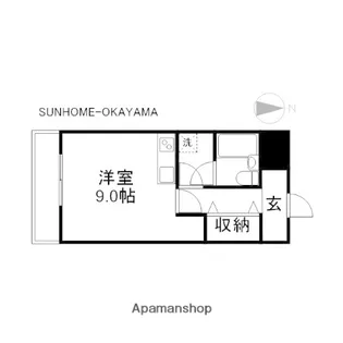 ヴェルサーチにわせ【206号室】の間取り