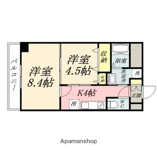 ASプレミアム表町【10階】の間取り