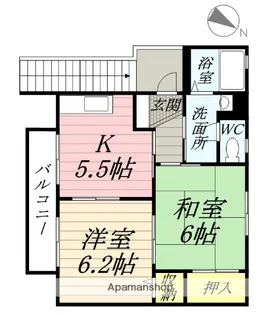 ARISTO21 A棟【2階】の間取り