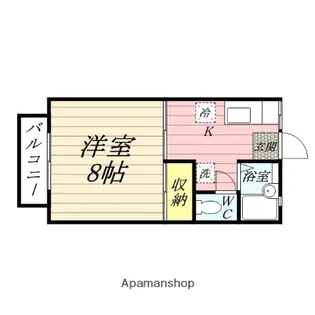 レーベンハイツ【2階】の間取り