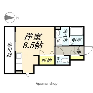 テット・ロッソ【1階】の間取り
