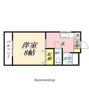 サテンドール【3階】の間取り